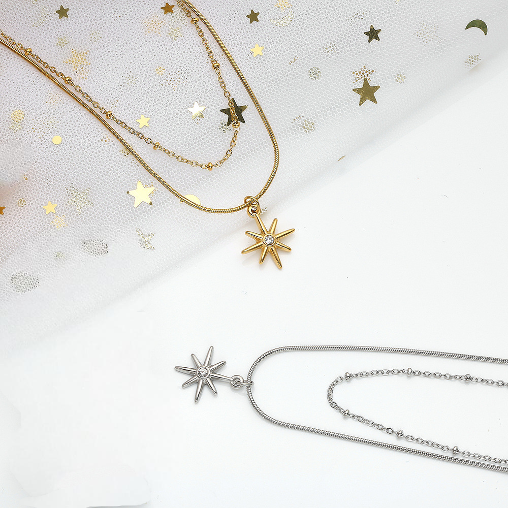 Cosmic Star Double Layer Necklace