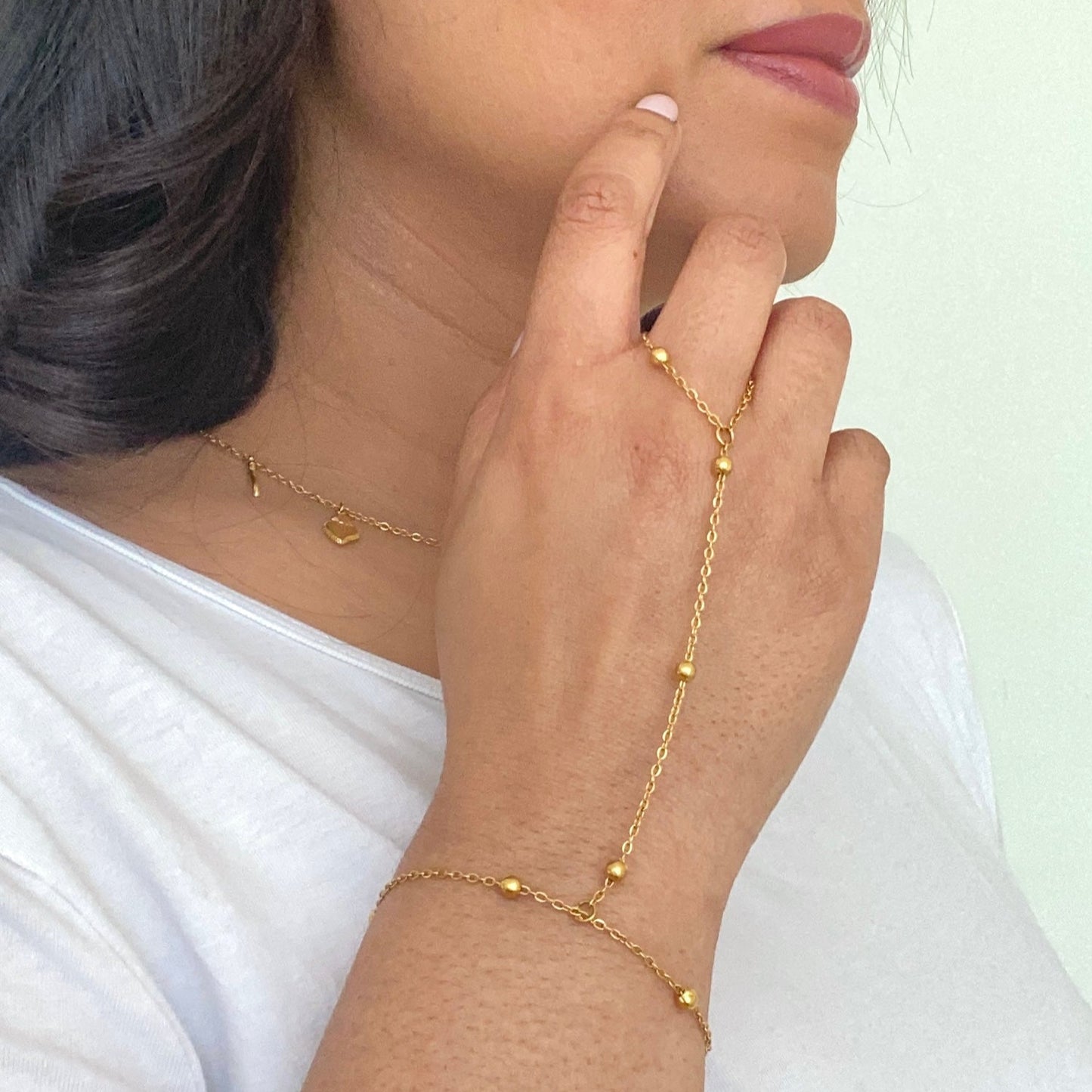 Gold Hand Chain