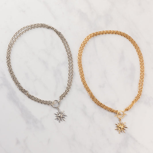 aztec sun pendant necklace