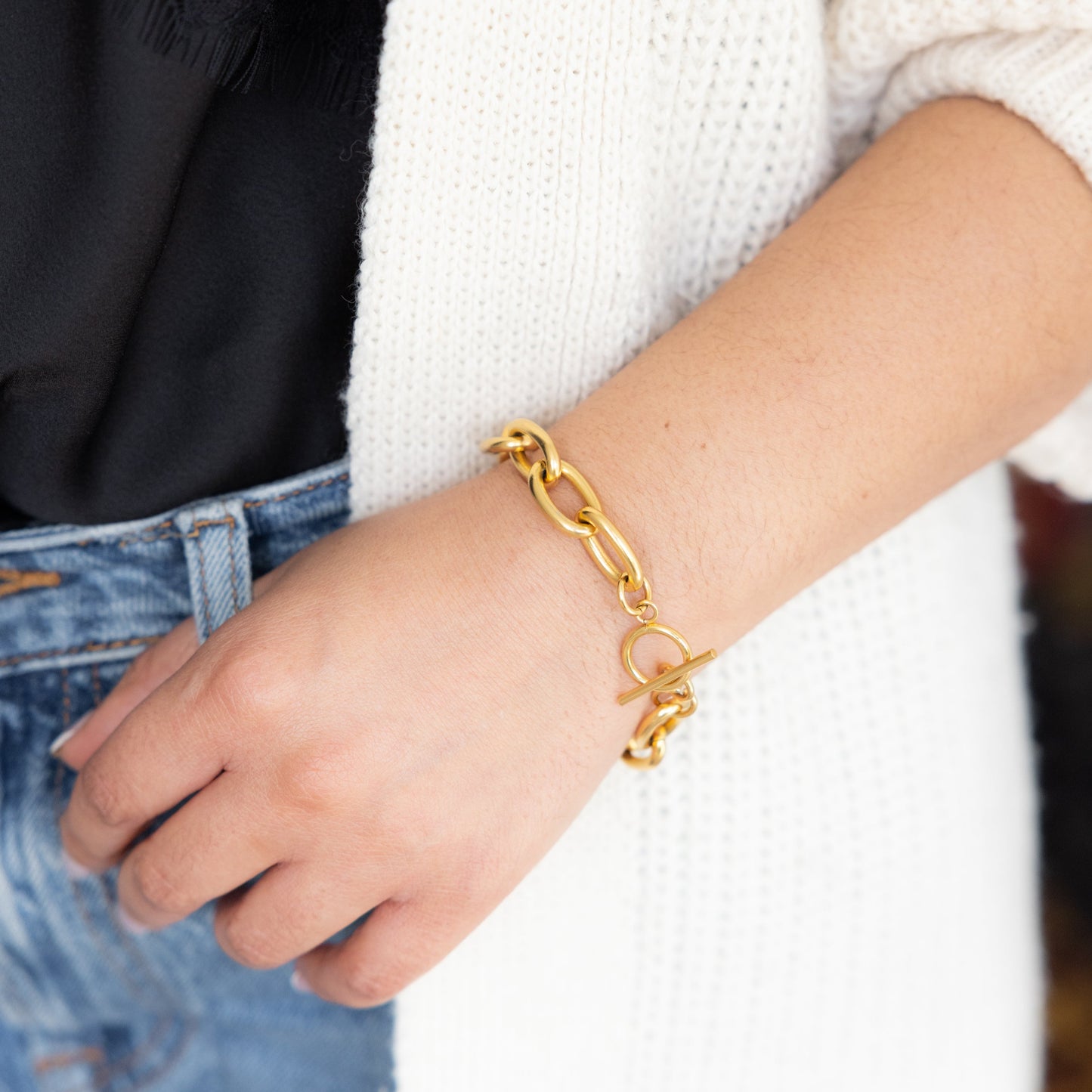 Leia T-Bar Chain Necklace
