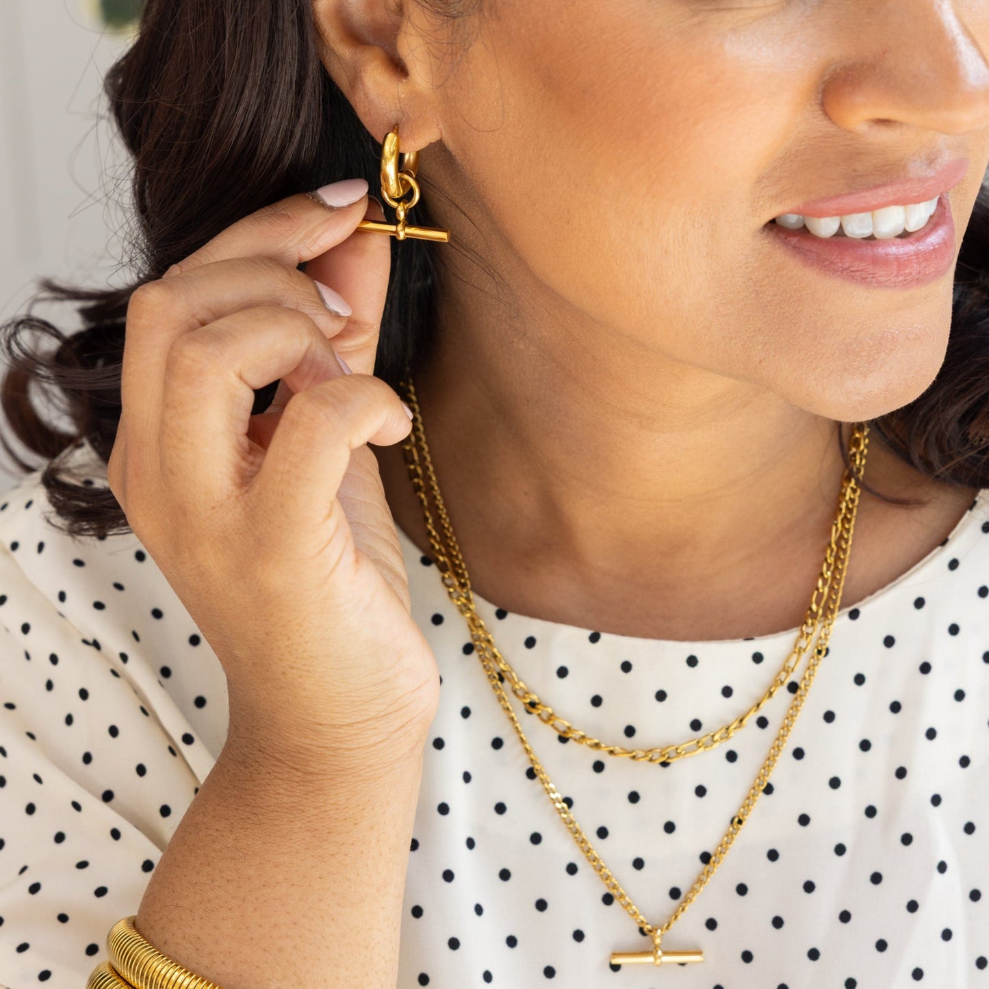 t-bar earrings