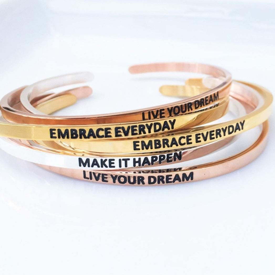 Full set of 3 Sentiment Bracelets