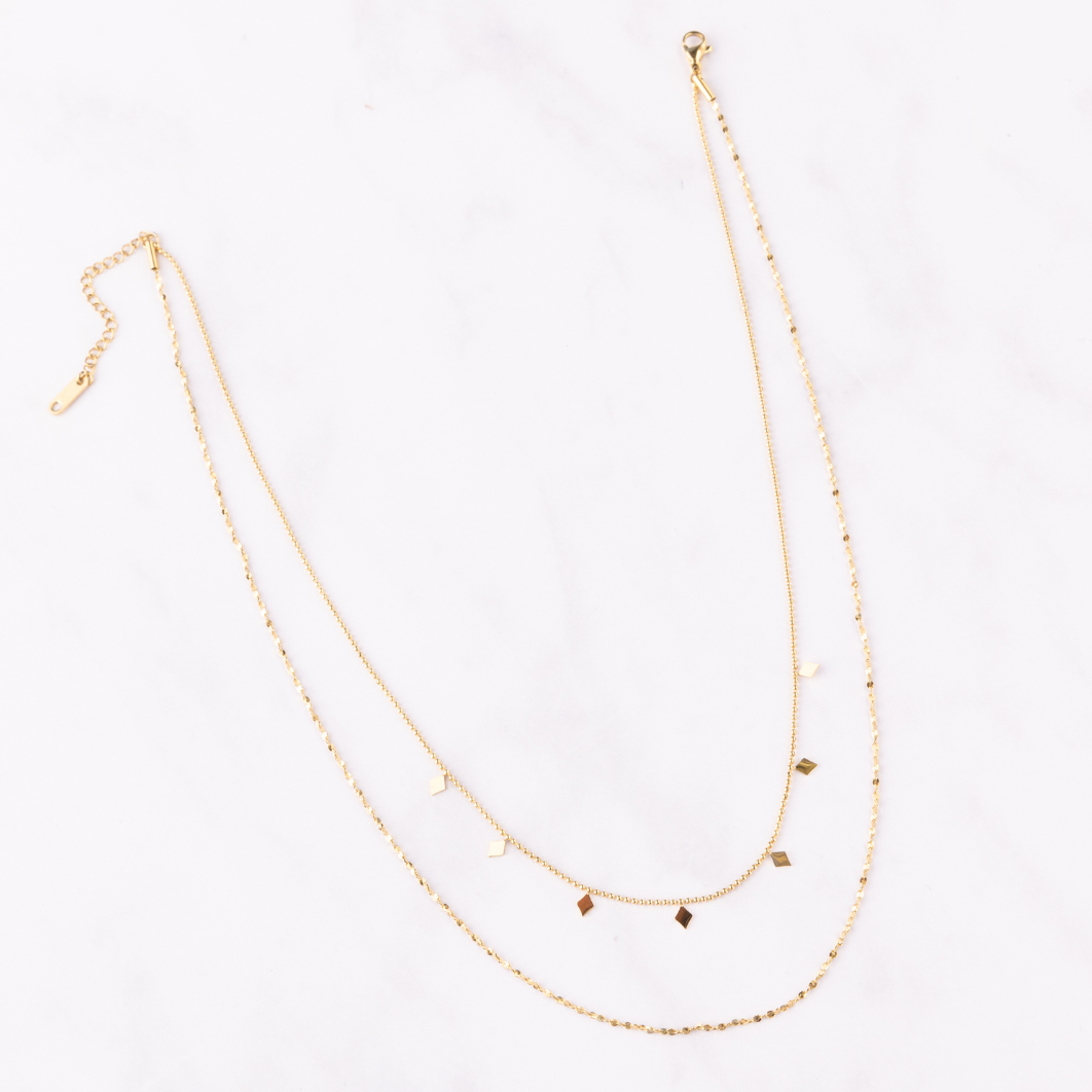 Mila Diamond Cut Rope Chain Necklace