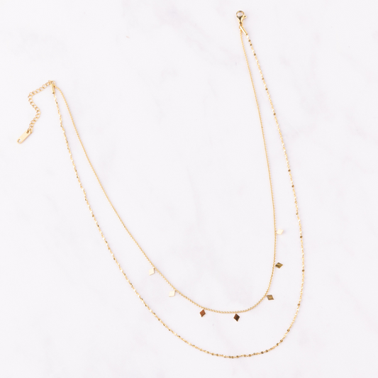 Mila Diamond Cut Rope Chain Necklace