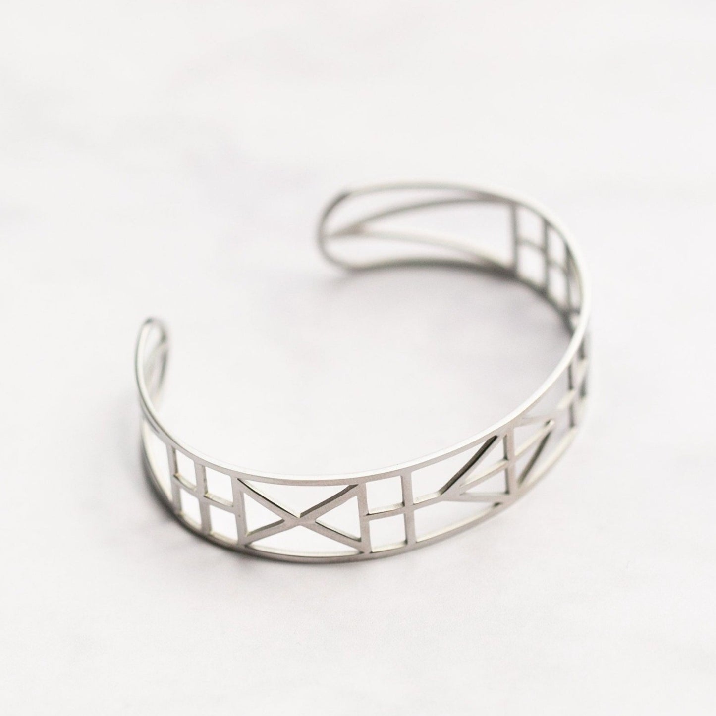 Athena Geometric Cuff Bracelet