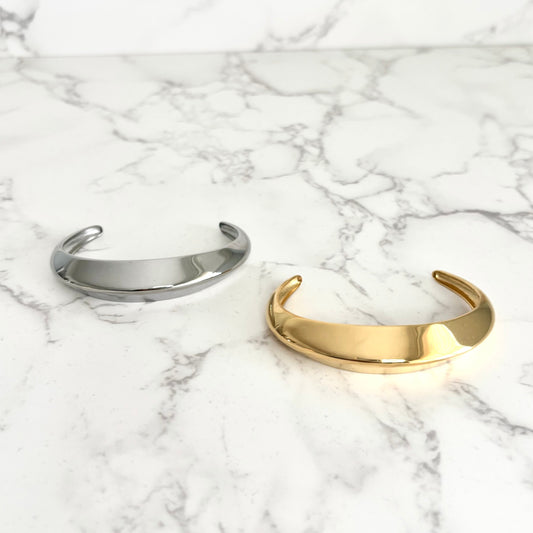 Chloe Medium Wave Cuff Bracelet