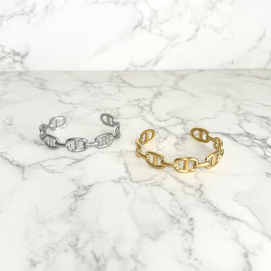 Chloe Anchor Chain Cuff Bracelet