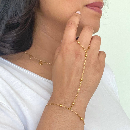 Gold Hand Chain