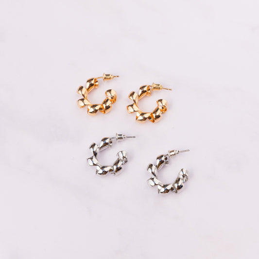Spiral Twisted Hoops