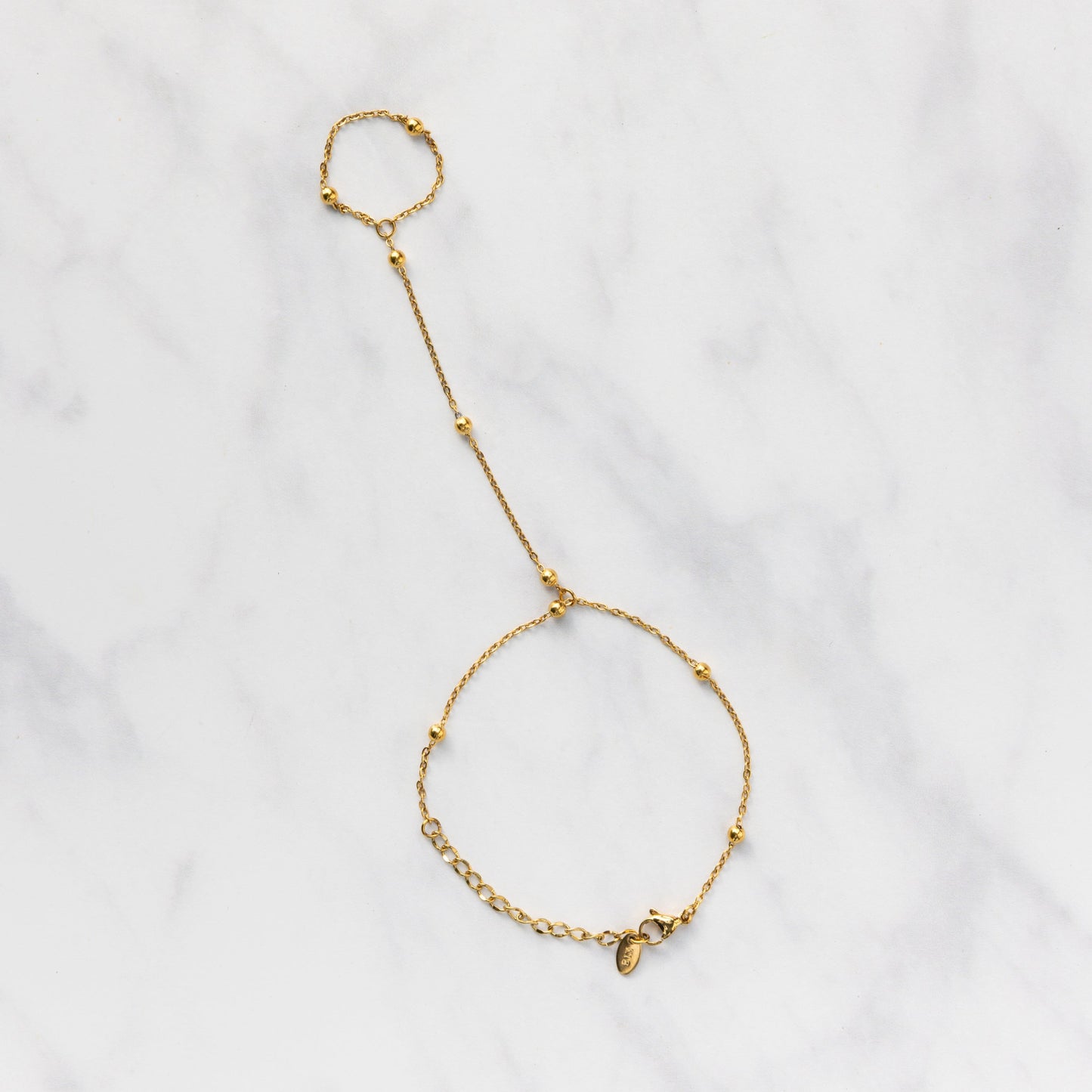 Gold hand chain