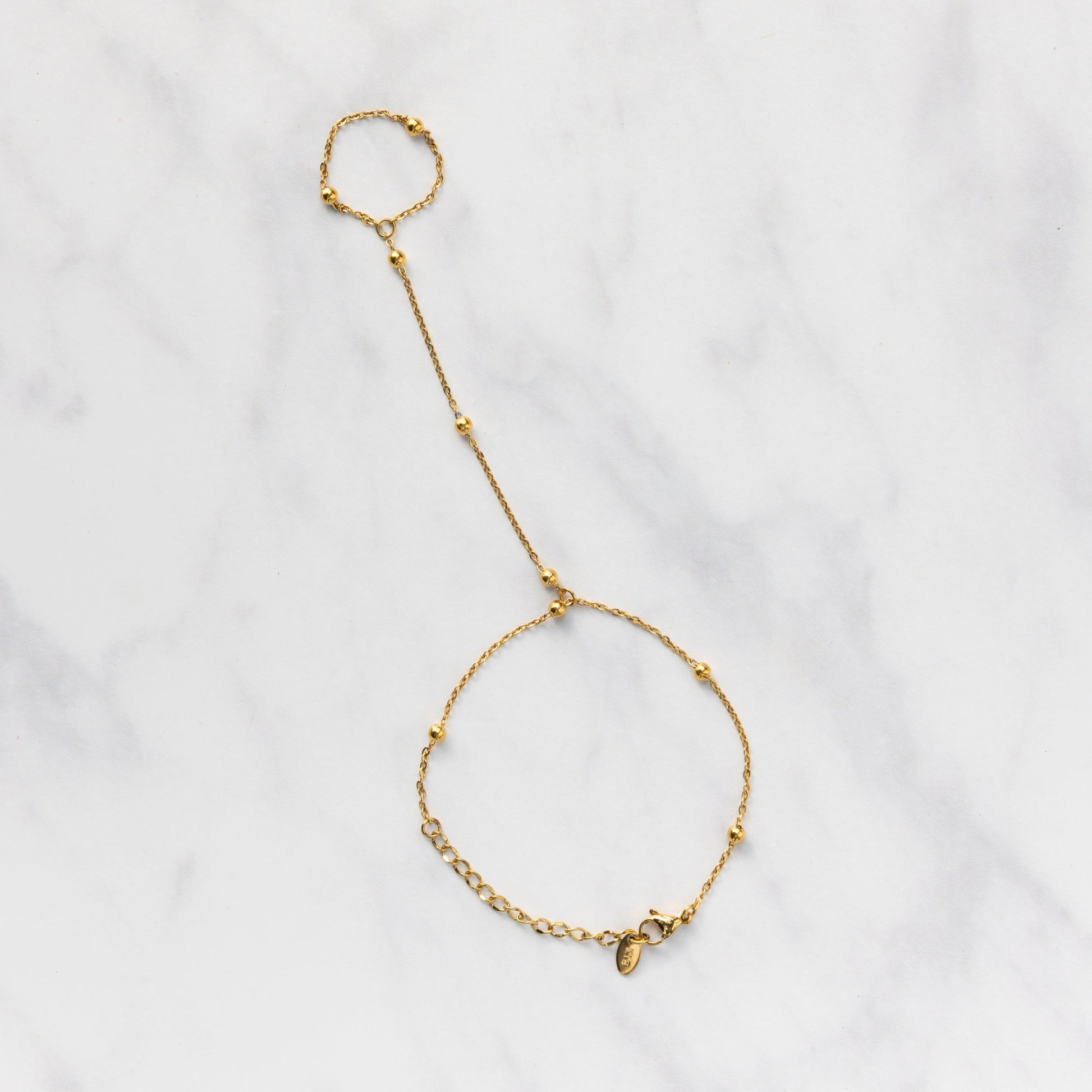 Gold hand chain