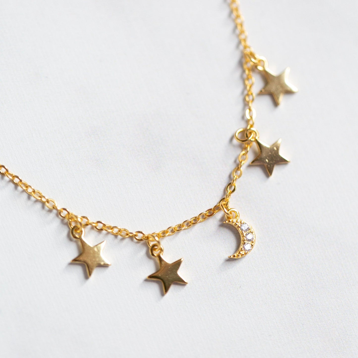 delicate star necklace